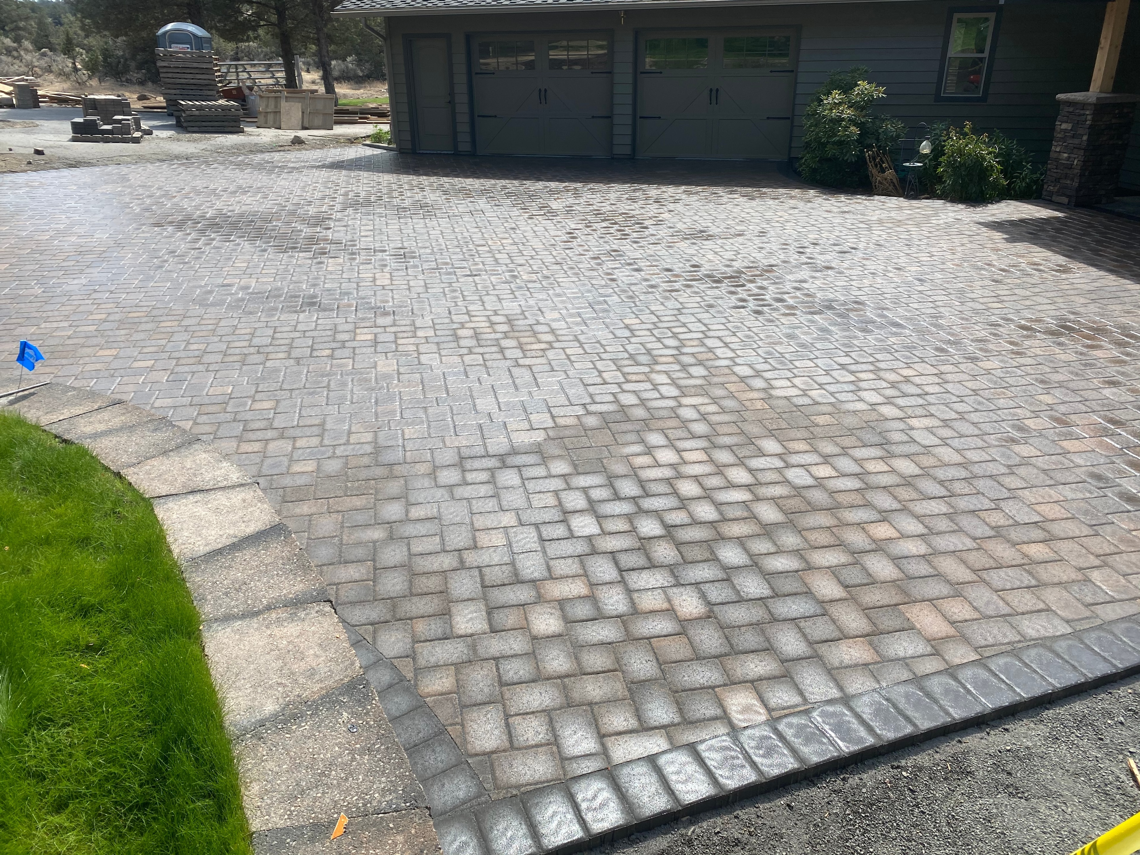 Cobblestone Paver Driveway