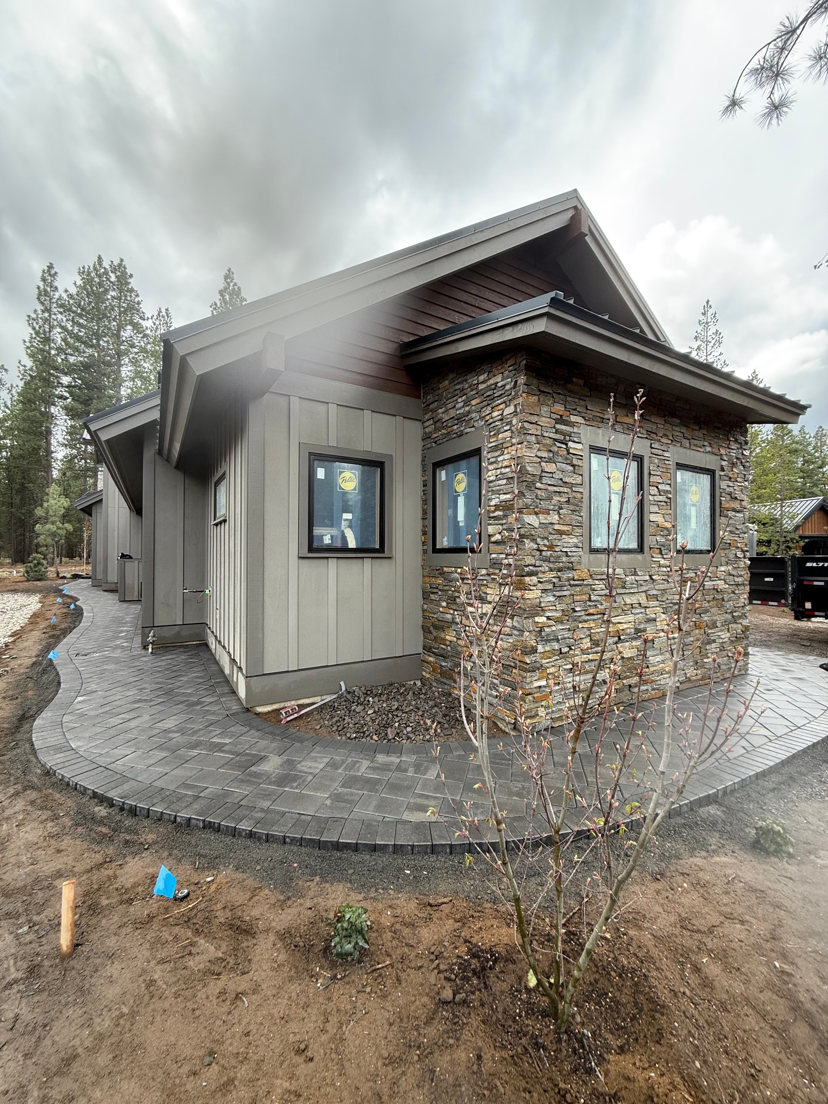 Stone Veneer Home Exterior