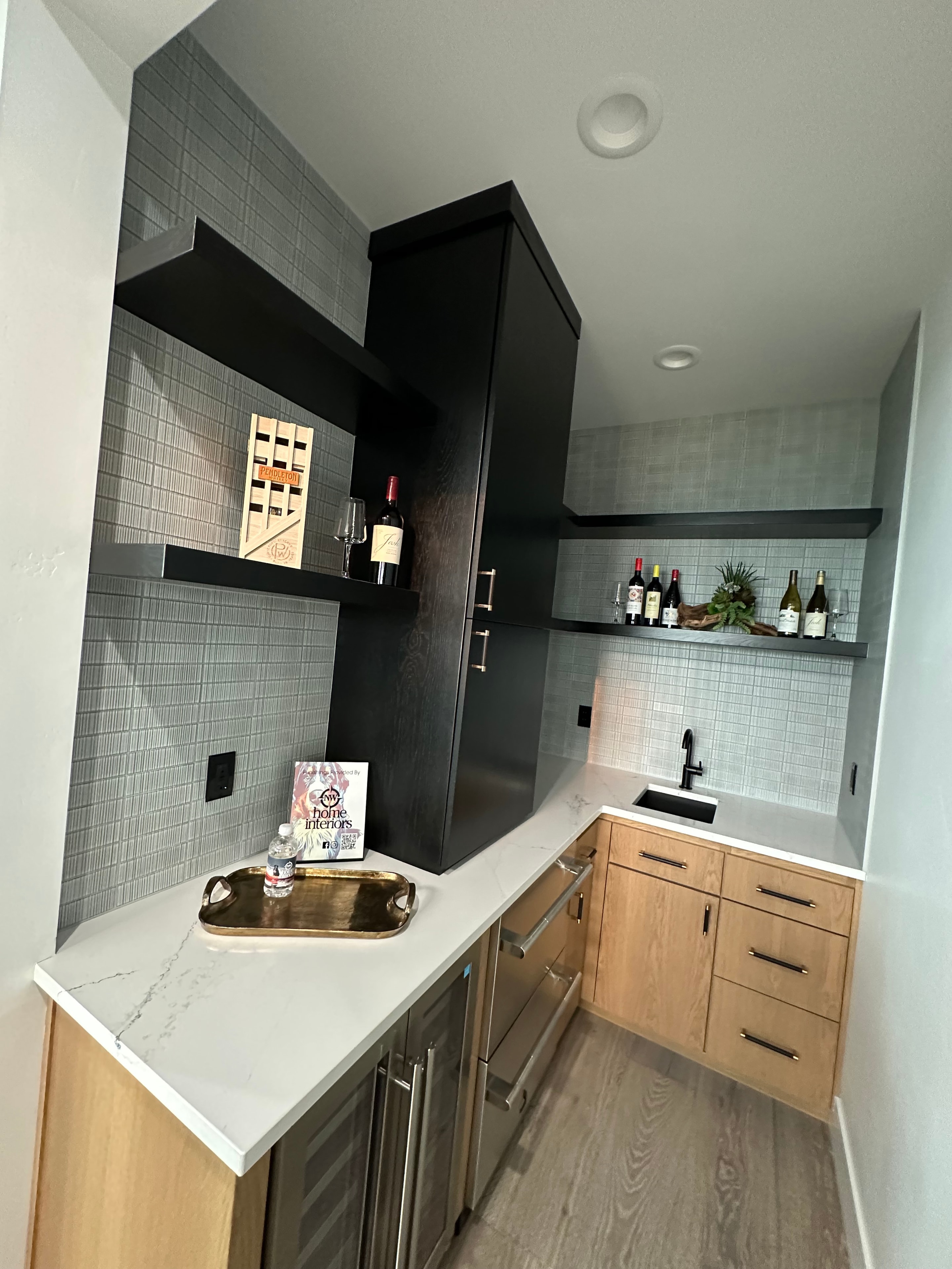 Modern Bar Backsplash